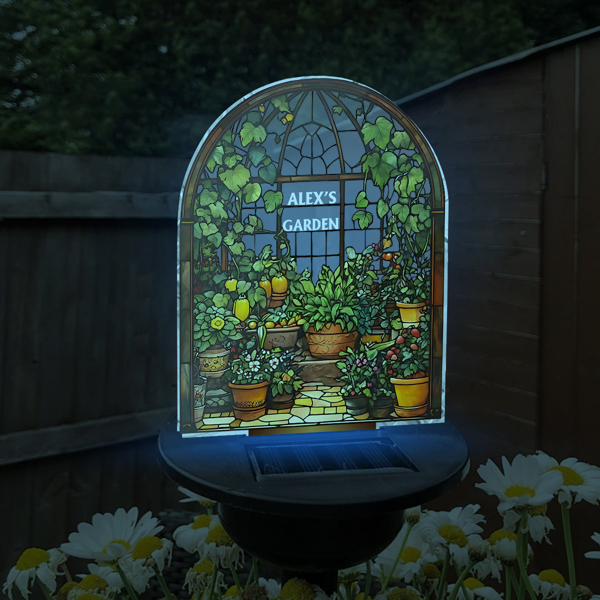 Glass House - Personalized Gardening Garden Solar Light