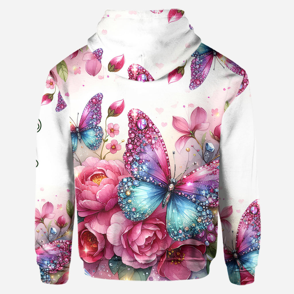 Sparkle Butterfly - Personalized Butterfly Hoodie and Leggings