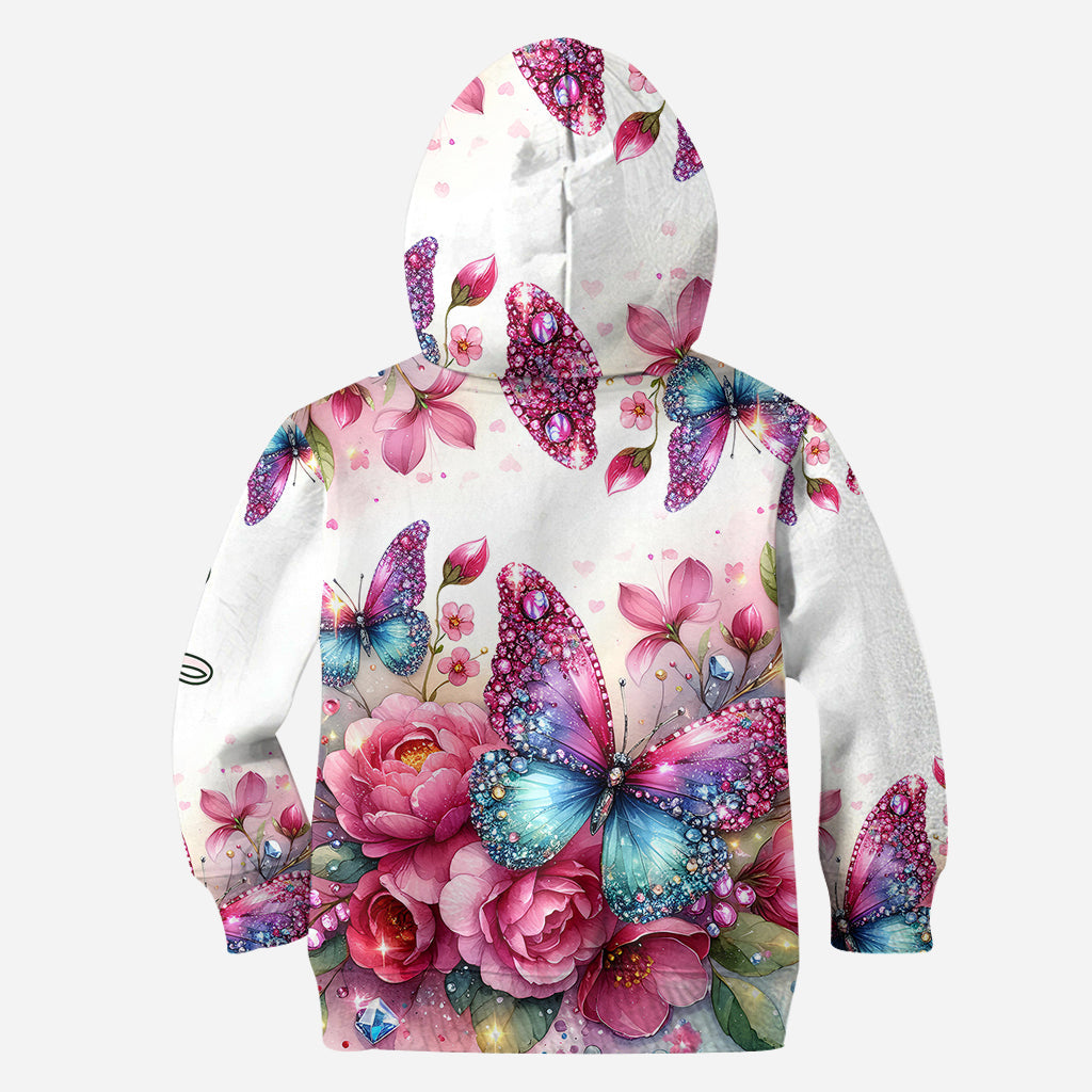 Sparkle Butterfly - Personalized Butterfly Hoodie and Leggings