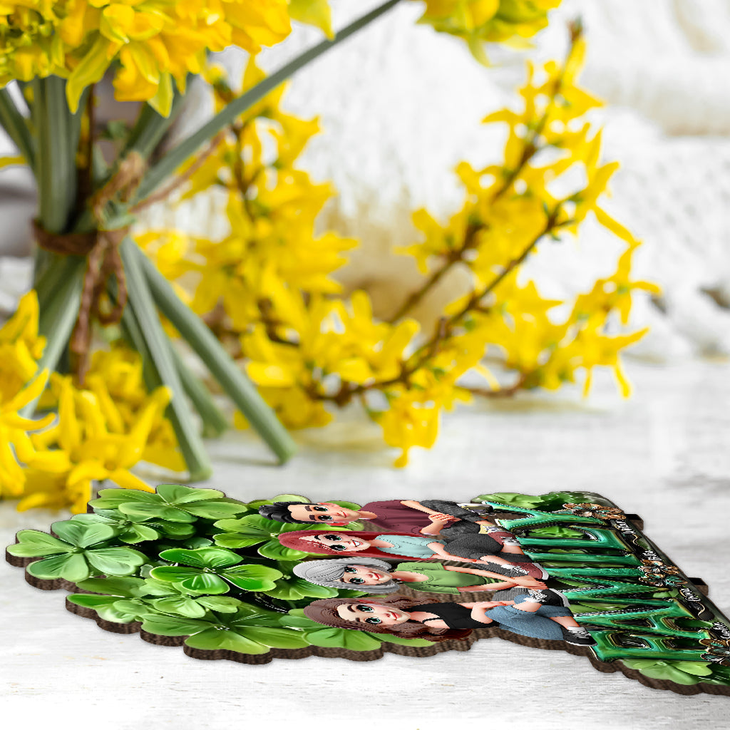 Fröhlichen St. Patrick's Day – Personalisierte, einlagige, freistehende St. Patrick's Day-Dekoration