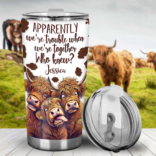 Anscheinend sind wir ein Problem – personalisierter Bestie-Becher