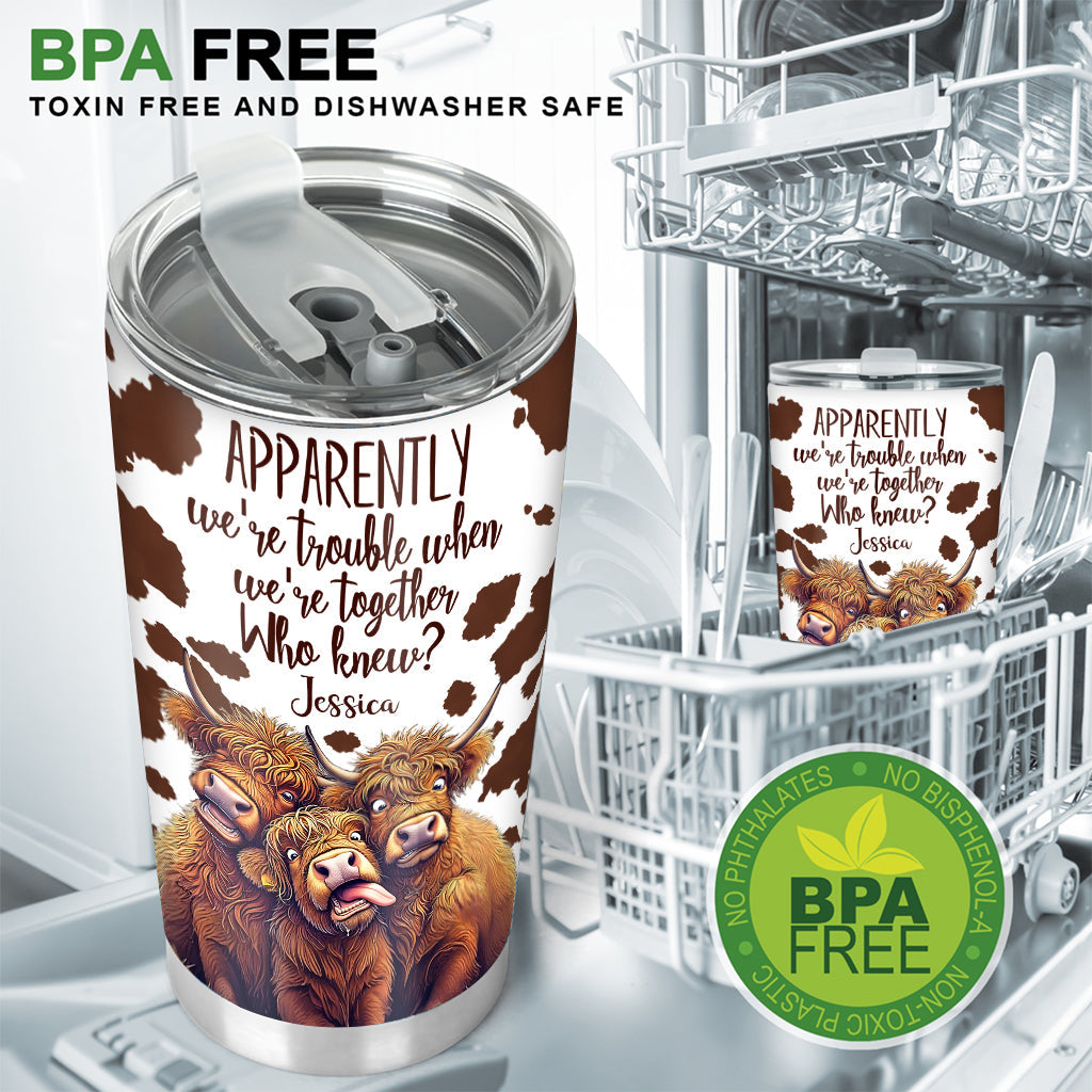 Anscheinend sind wir ein Problem – personalisierter Bestie-Becher