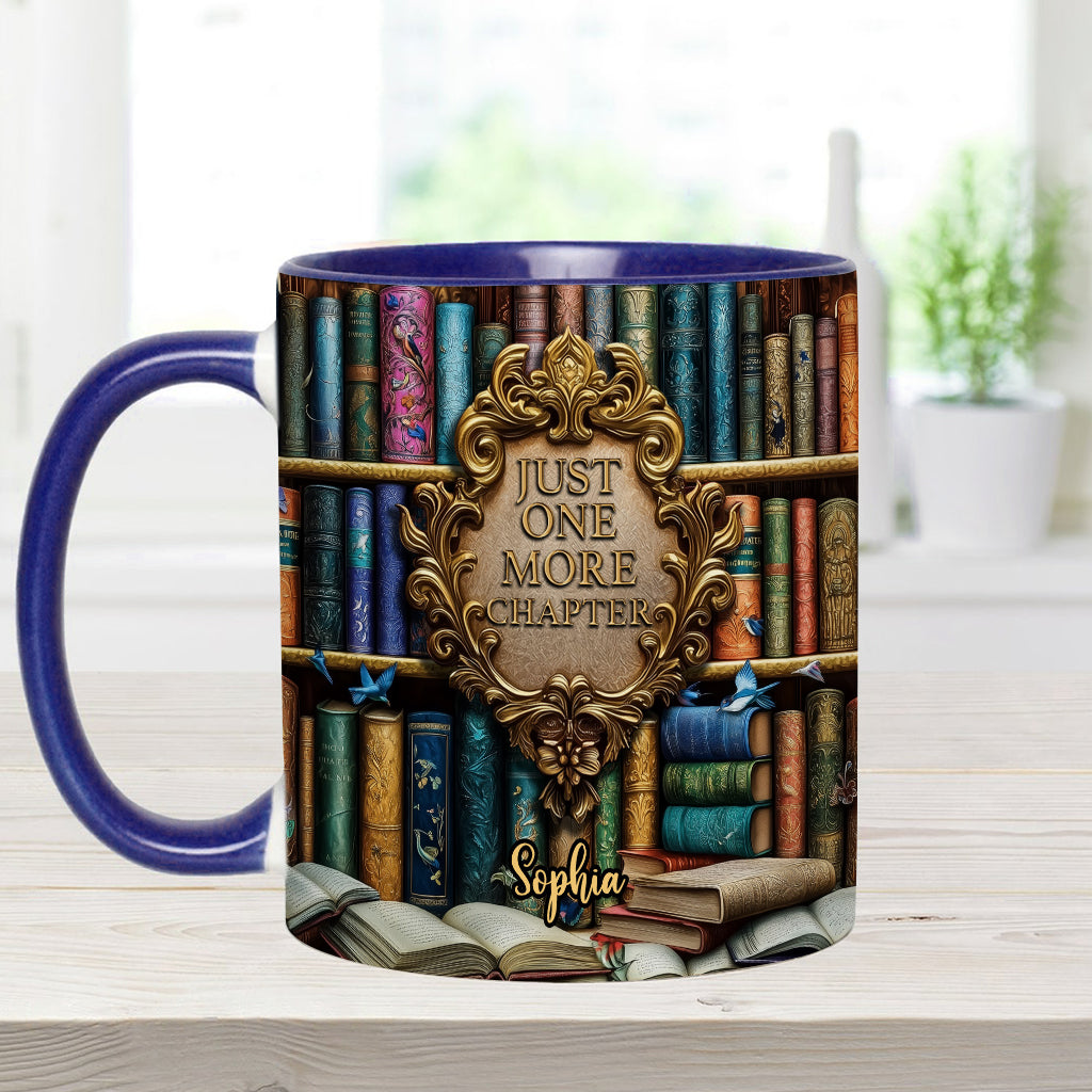 Nur noch ein Kapitel – personalisierte Buch-Tasse