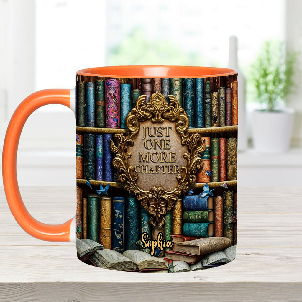 Nur noch ein Kapitel – personalisierte Buch-Tasse