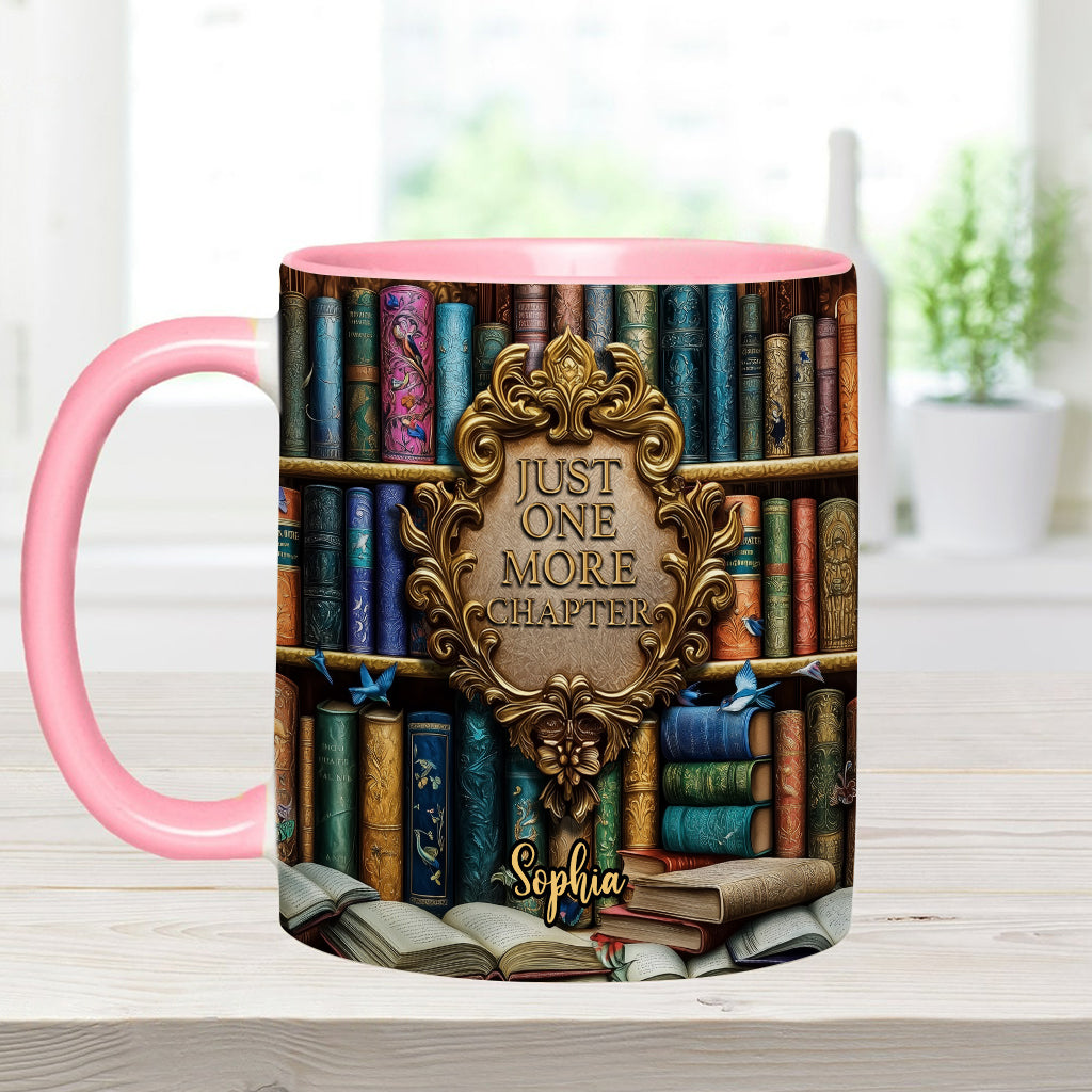 Nur noch ein Kapitel – personalisierte Buch-Tasse