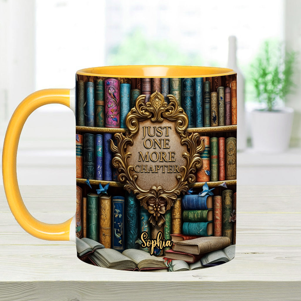 Nur noch ein Kapitel – personalisierte Buch-Tasse