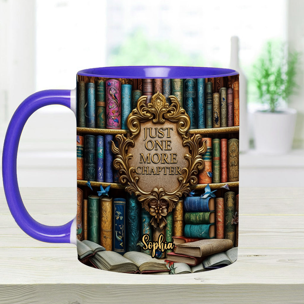 Nur noch ein Kapitel – personalisierte Buch-Tasse