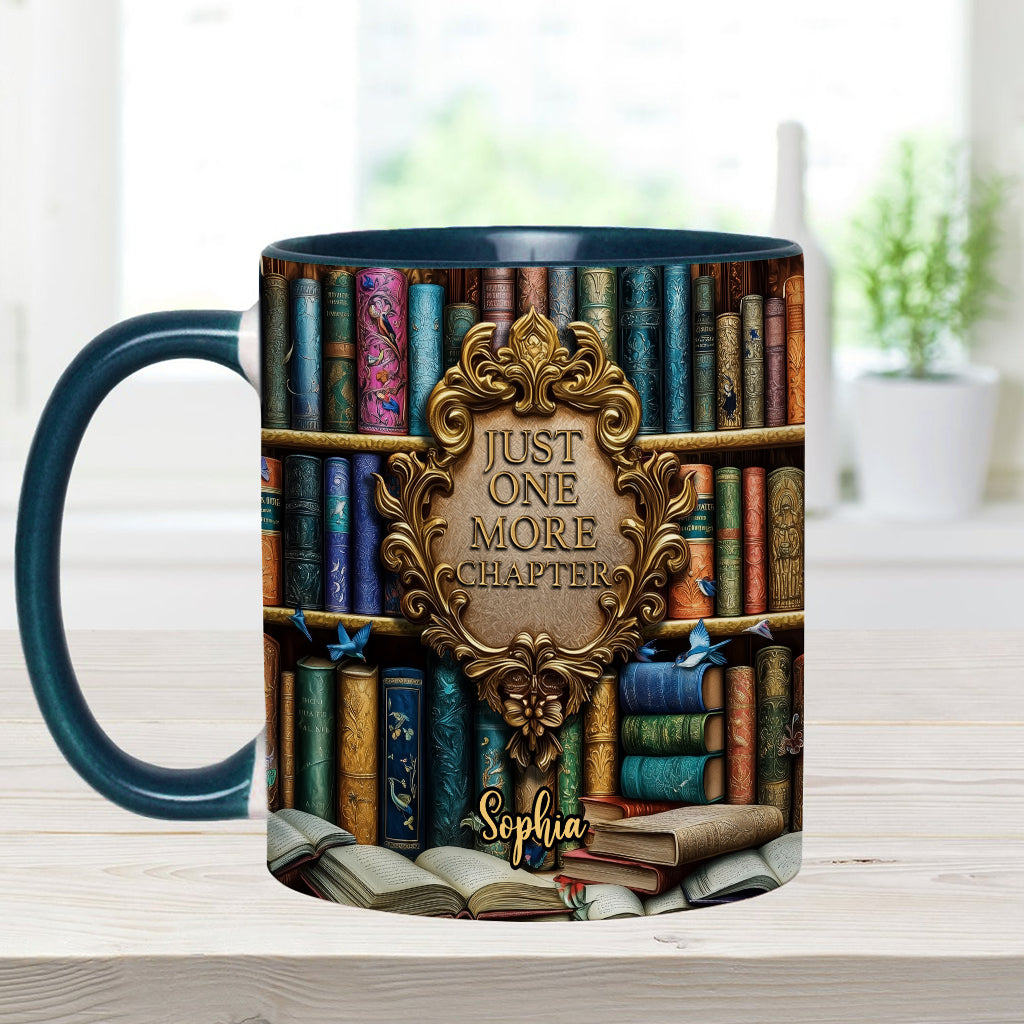 Nur noch ein Kapitel – personalisierte Buch-Tasse