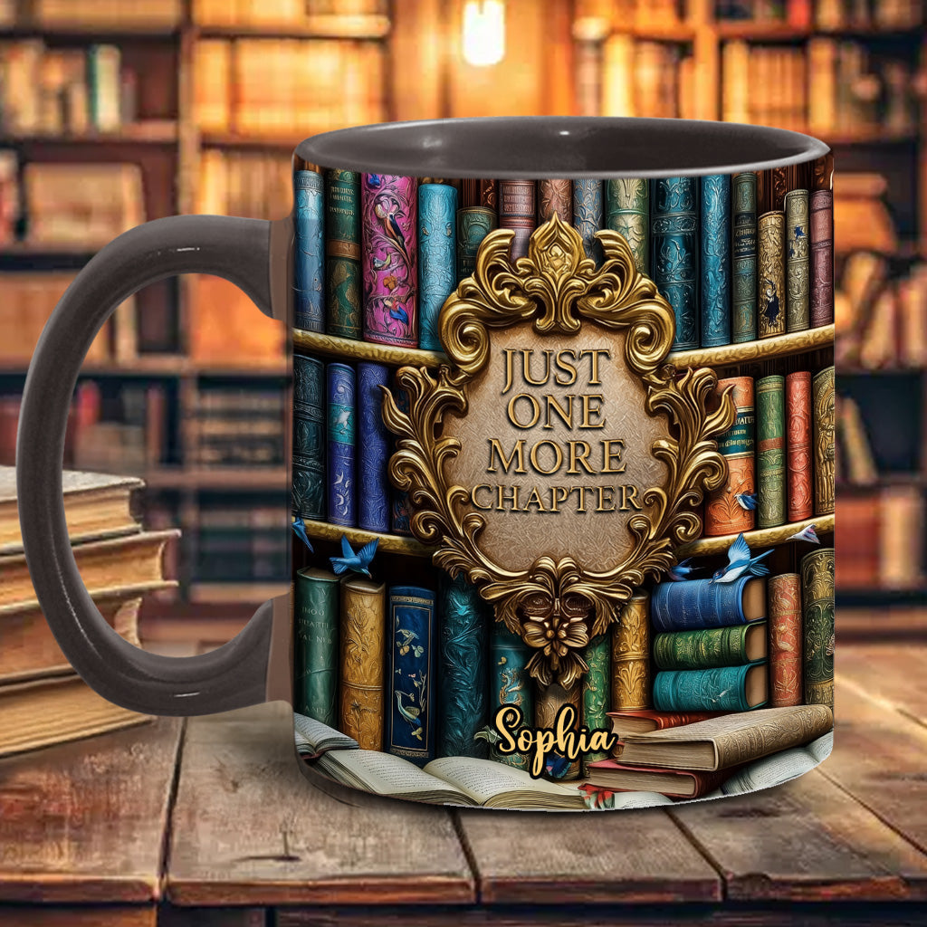 Nur noch ein Kapitel – personalisierte Buch-Tasse