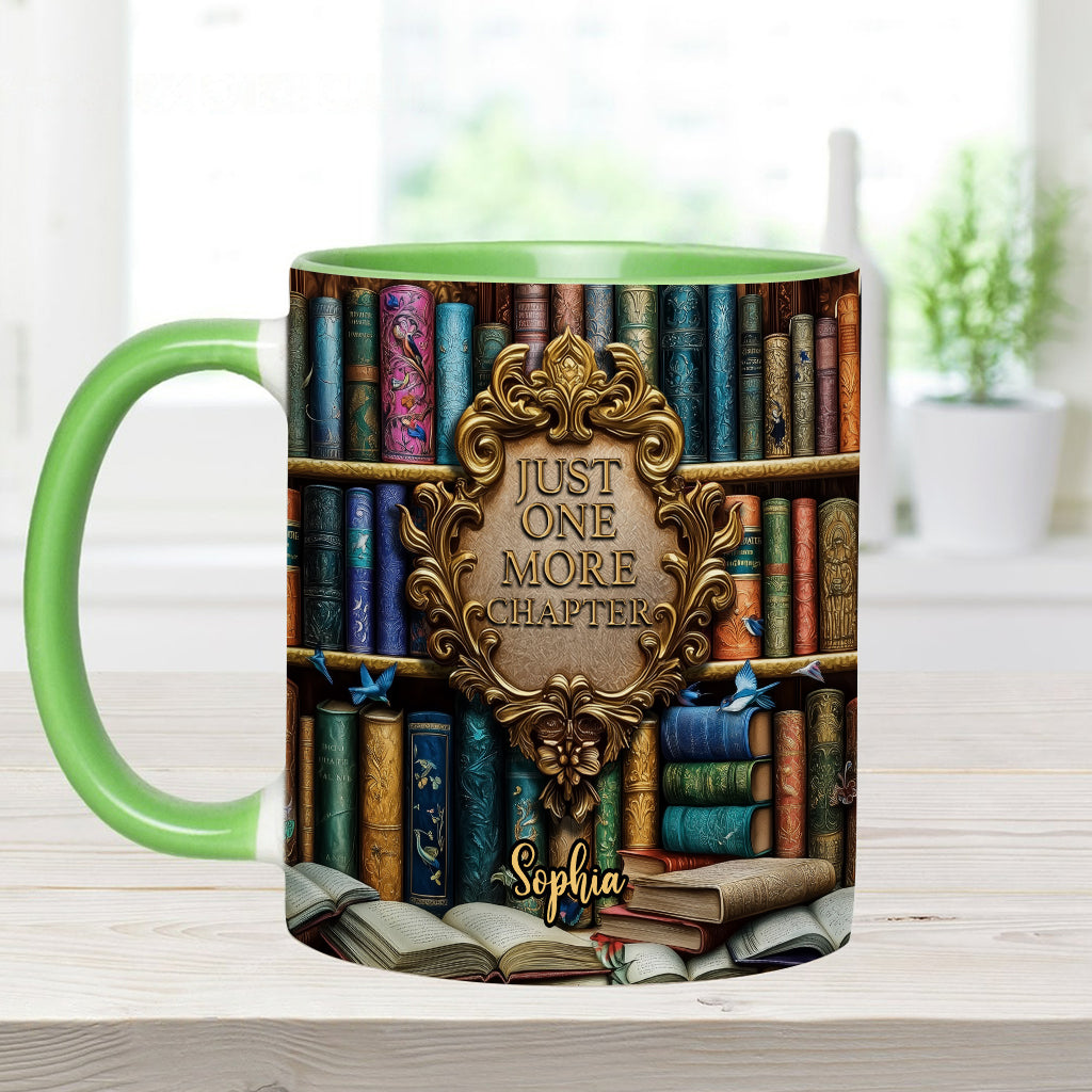 Nur noch ein Kapitel – personalisierte Buch-Tasse