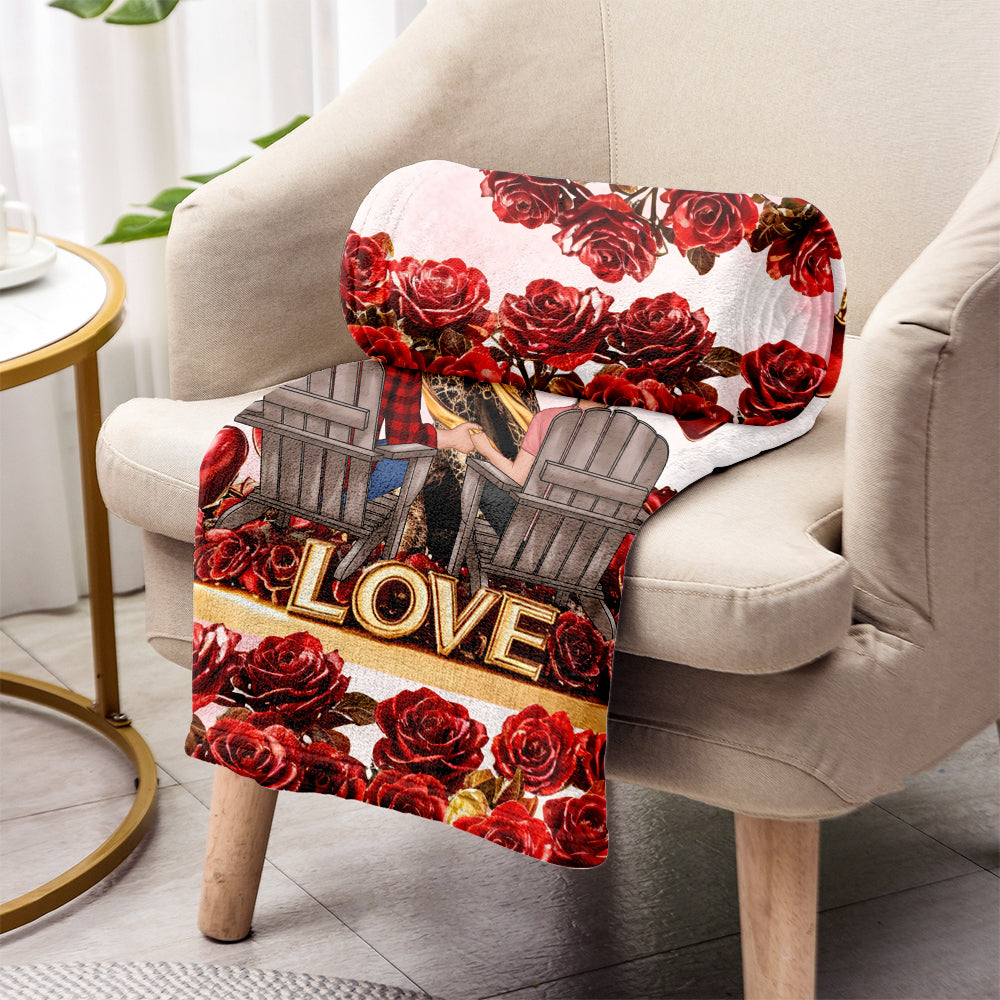 Tree of Love - Personalized Couple Blanket