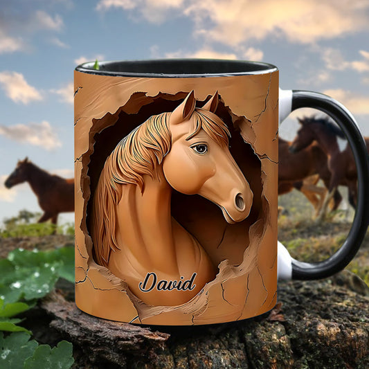 Love Horse - Personalized Horse Accent Mug