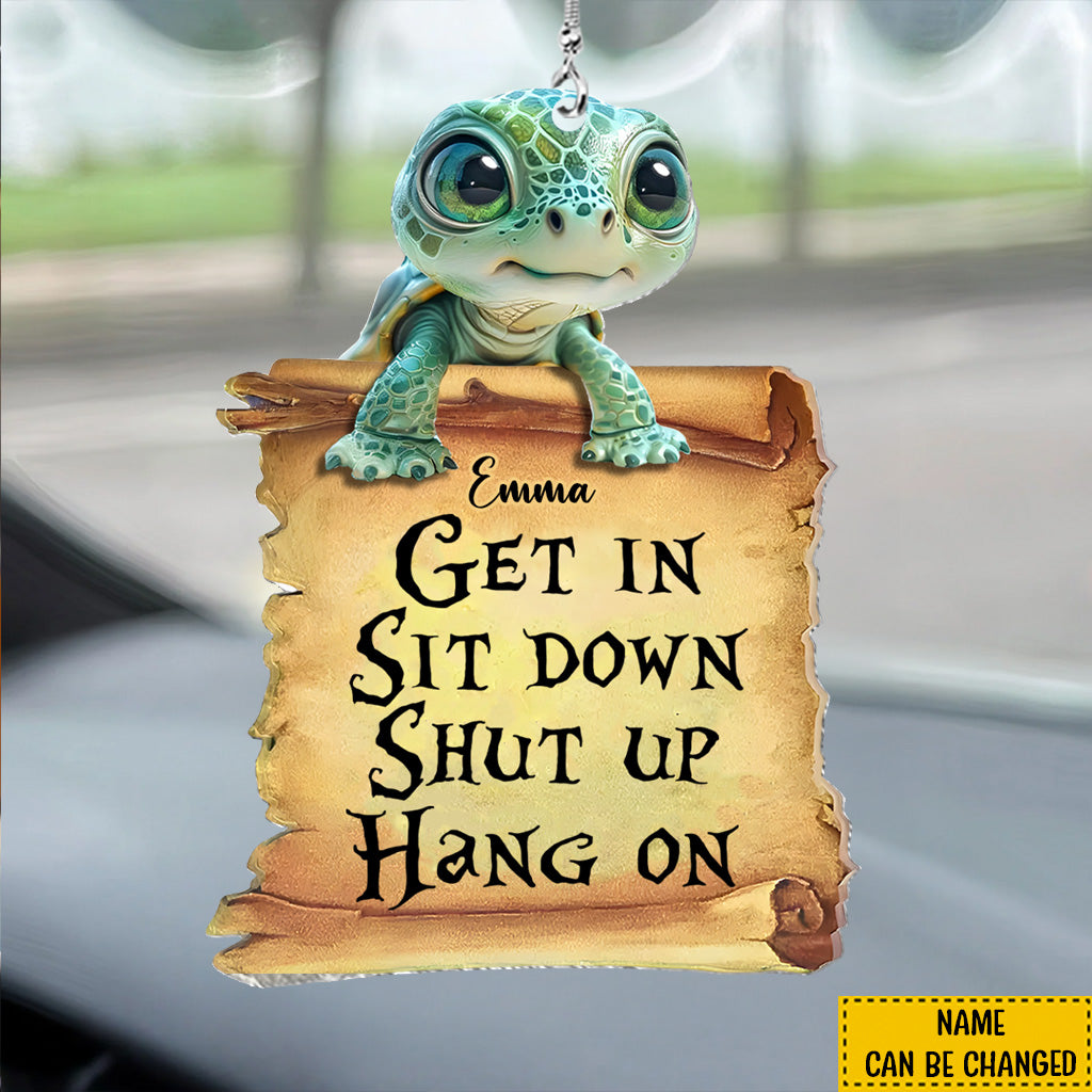 Liebe Schildkröte – Personalisierter Schildkröten-Autoanhänger