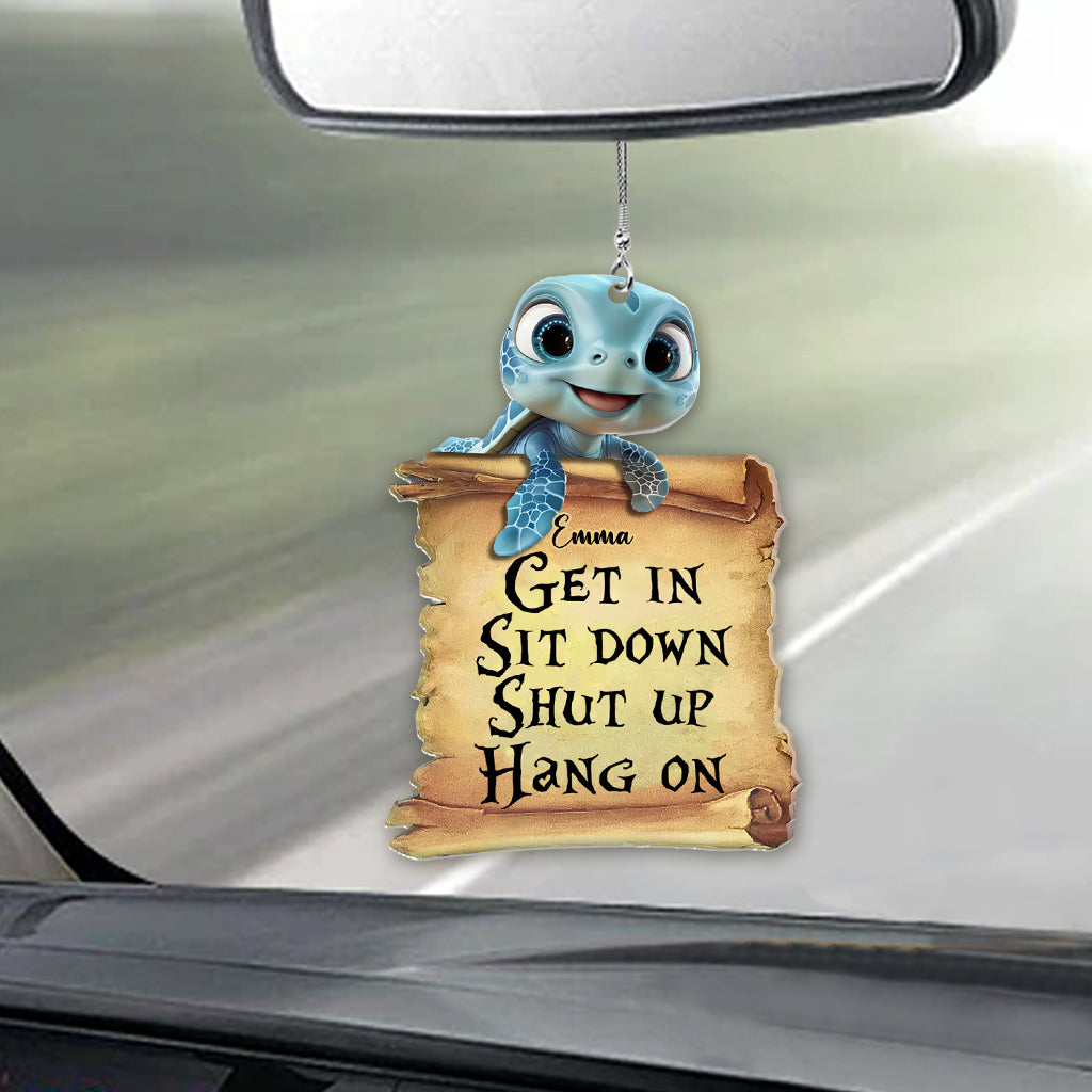 Liebe Schildkröte – Personalisierter Schildkröten-Autoanhänger