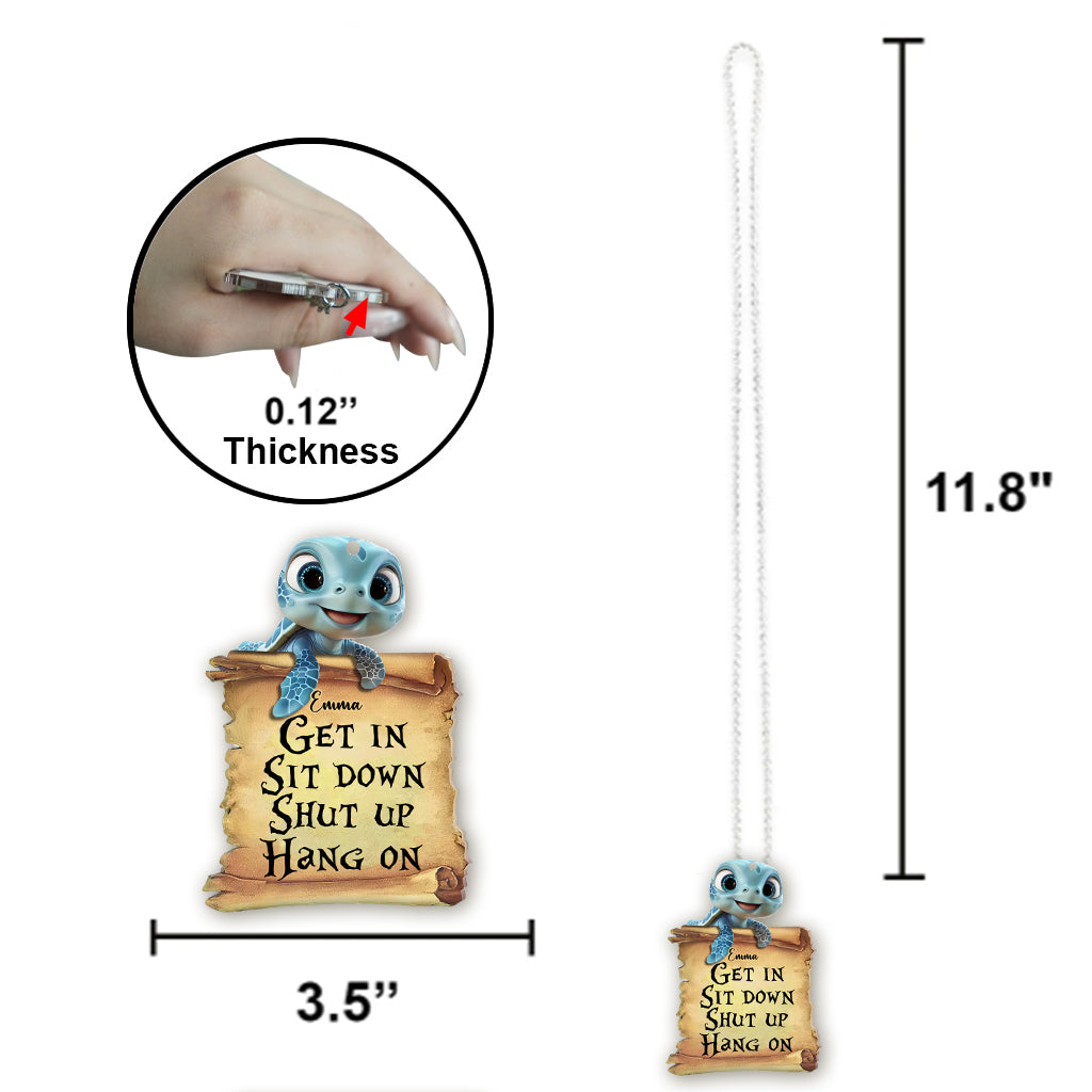 Liebe Schildkröte – Personalisierter Schildkröten-Autoanhänger