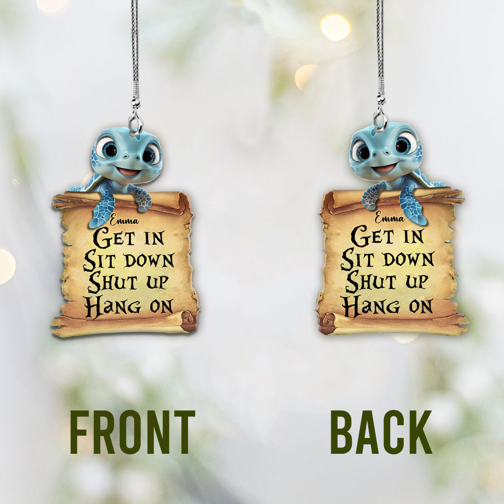 Liebe Schildkröte – Personalisierter Schildkröten-Autoanhänger