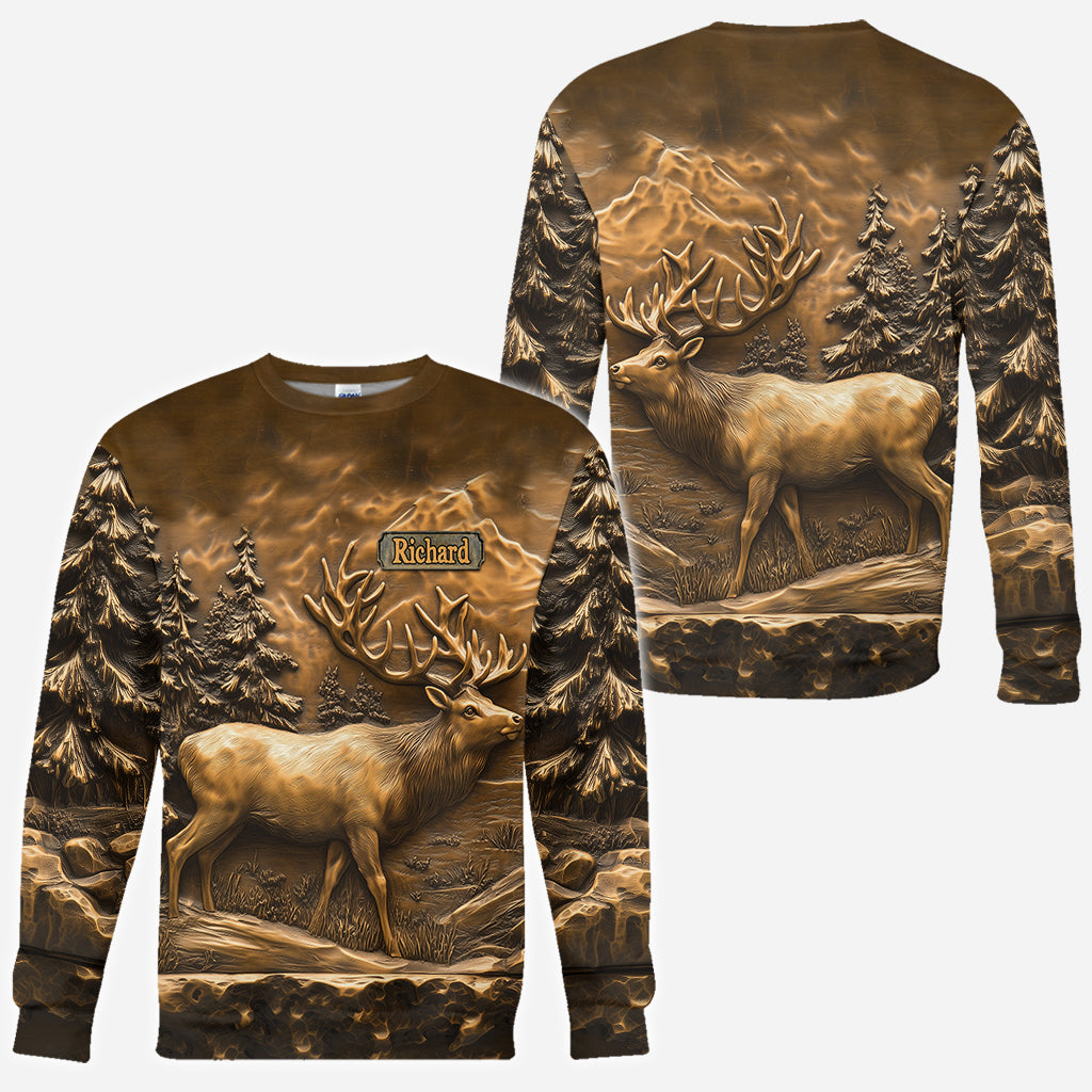 Hunting Deer - Personalized Hunting All Over Shirt