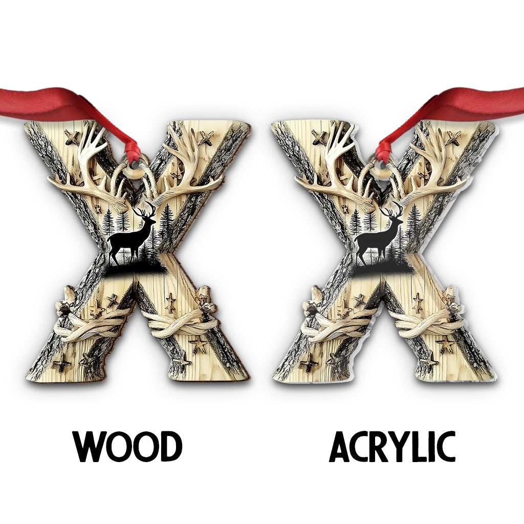 Beliebiger Buchstabe, Jagdalphabet – Personalisierter Jagdschmuck