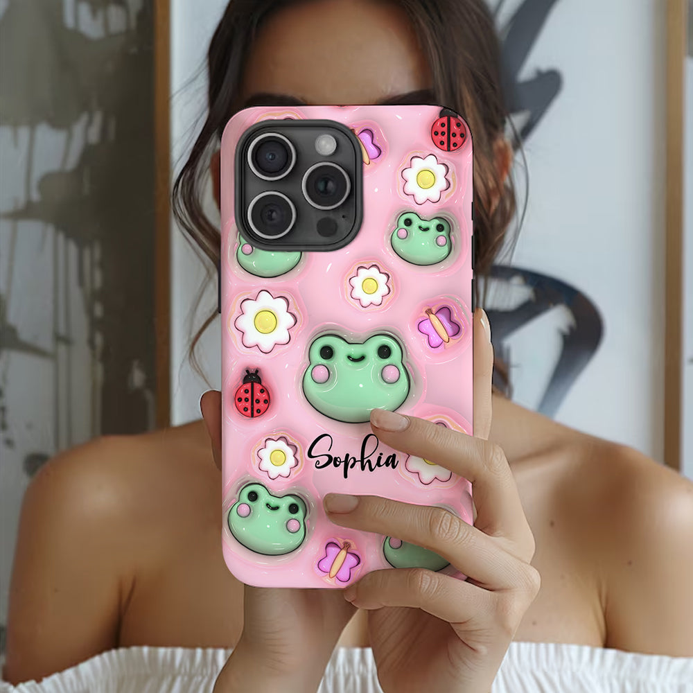 Love Frogs - Personalized Frog Full Print Phone Case