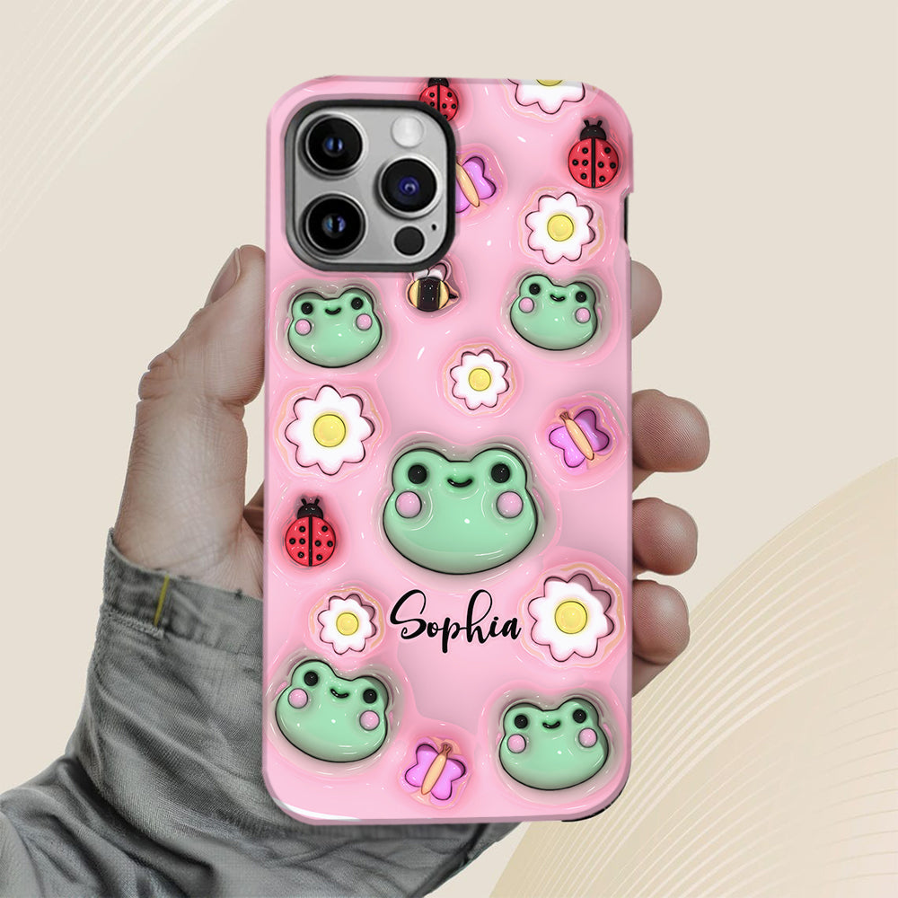 Love Frogs - Personalized Frog Full Print Phone Case