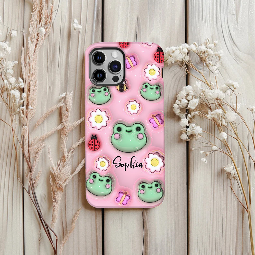Love Frogs - Personalized Frog Full Print Phone Case