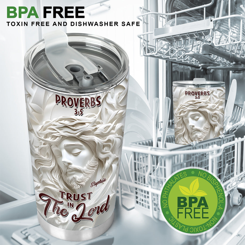 Trust In The Lord - Personalized Christian Tumbler