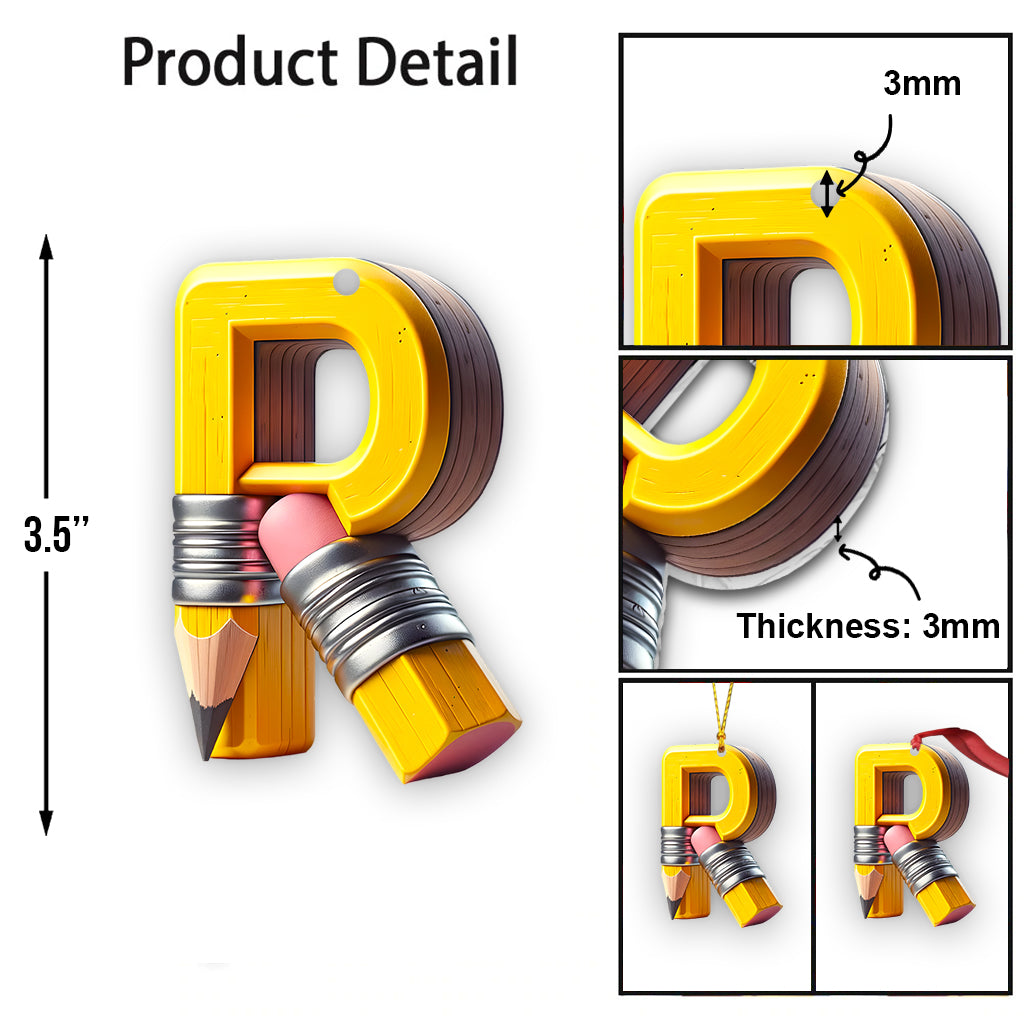 Frohe Weihnachten – Personalisierter Lehrerschmuck