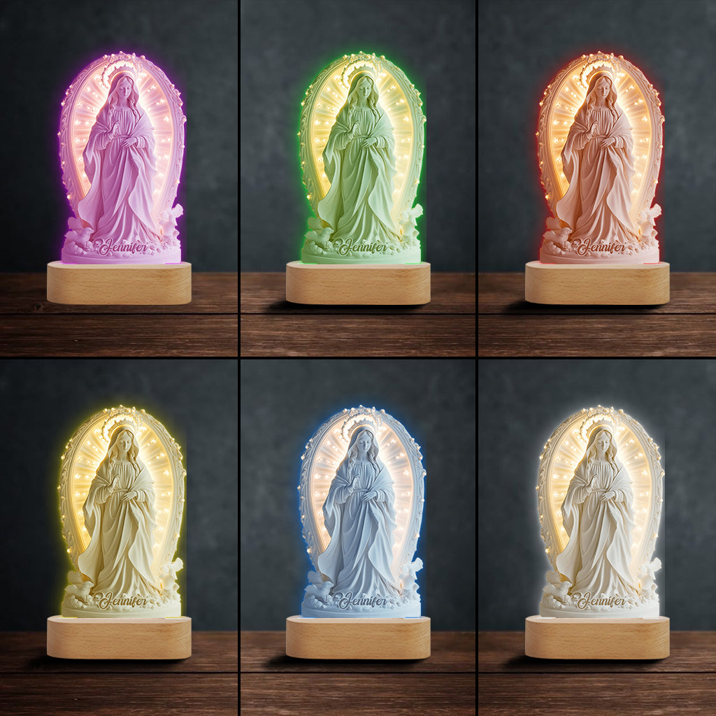 Believer - Personalized Christian Shaped Plaque Light Base
