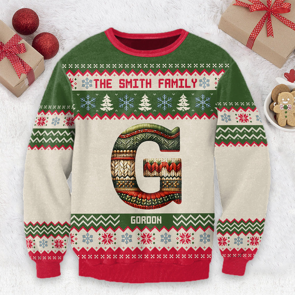 Familienbrief – Personalisierter Familien-Hässlicher-Pullover