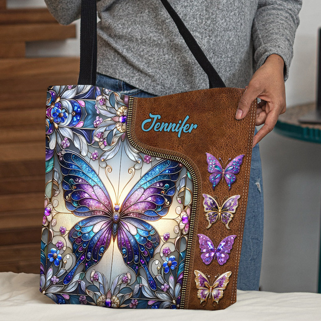 Schmetterlinge lieben – Personalisierte Schmetterlings-Tragetasche