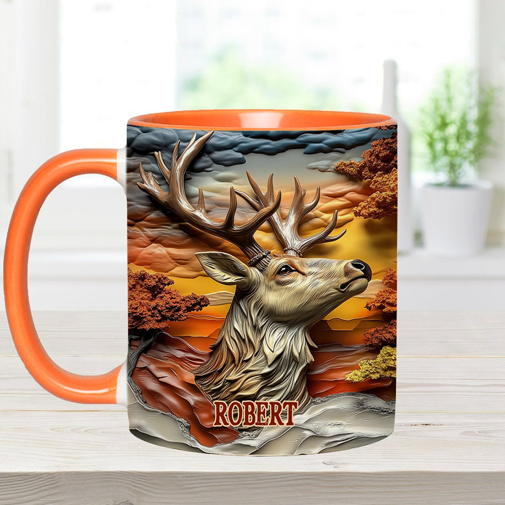 Liebe zur Jagd – Personalisierte Tasse mit Jagdmotiv
