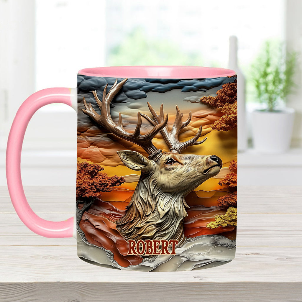 Liebe zur Jagd – Personalisierte Tasse mit Jagdmotiv