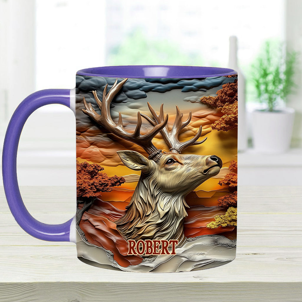 Liebe zur Jagd – Personalisierte Tasse mit Jagdmotiv