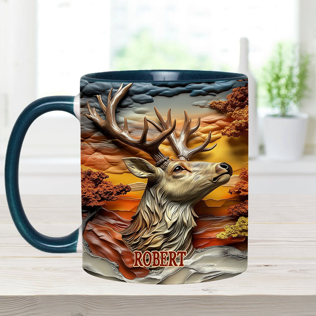 Liebe zur Jagd – Personalisierte Tasse mit Jagdmotiv