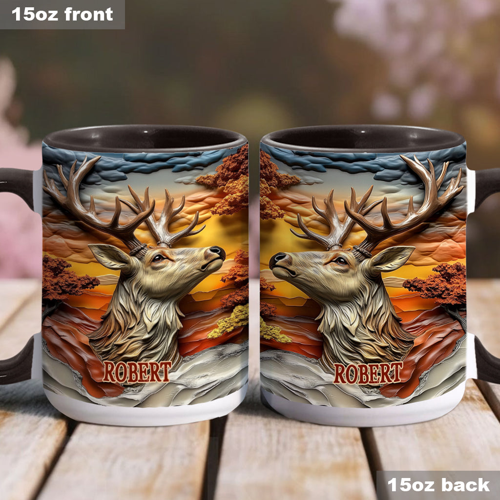 Liebe zur Jagd – Personalisierte Tasse mit Jagdmotiv