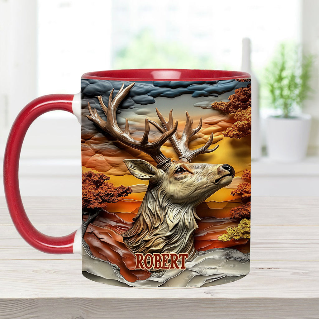 Liebe zur Jagd – Personalisierte Tasse mit Jagdmotiv