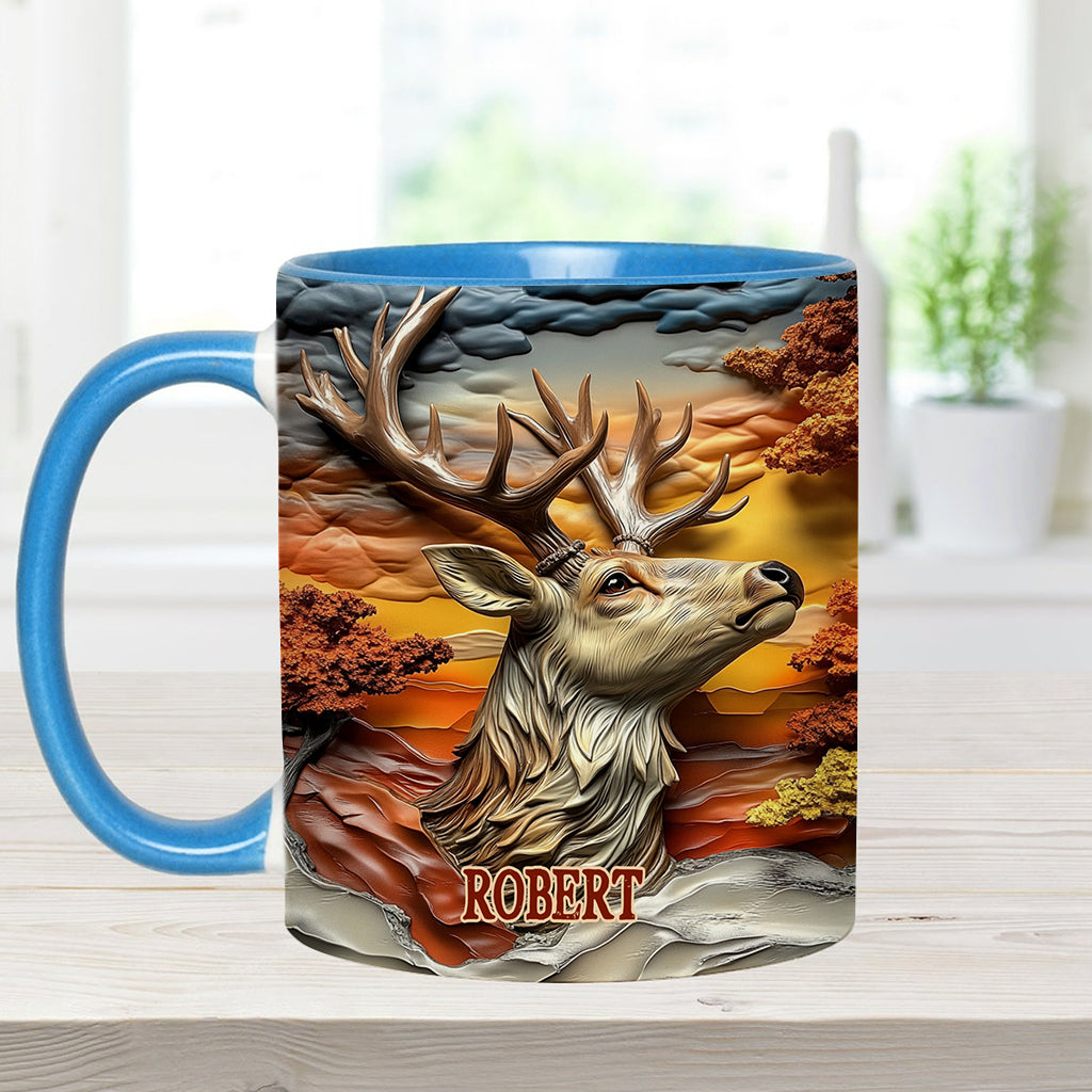 Liebe zur Jagd – Personalisierte Tasse mit Jagdmotiv