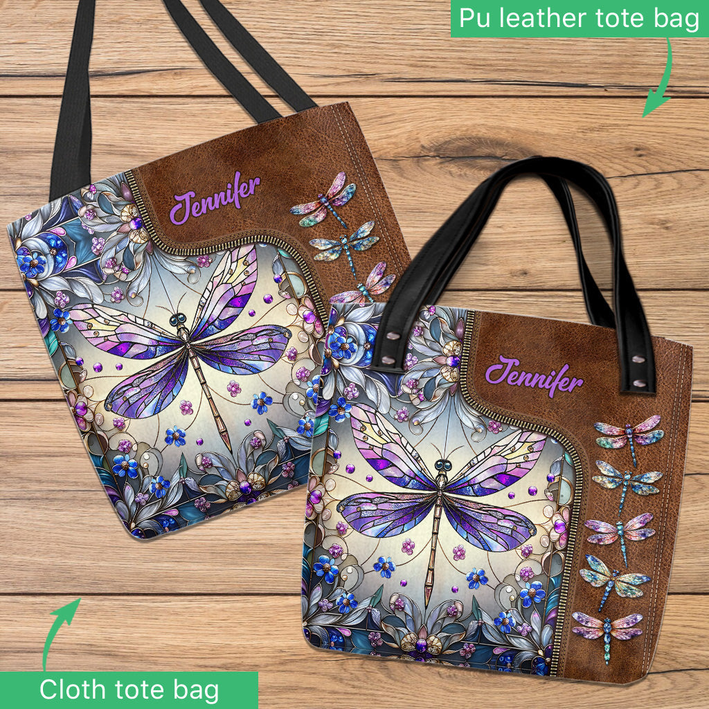 Wunderschöne Libelle – Personalisierte Gartentasche