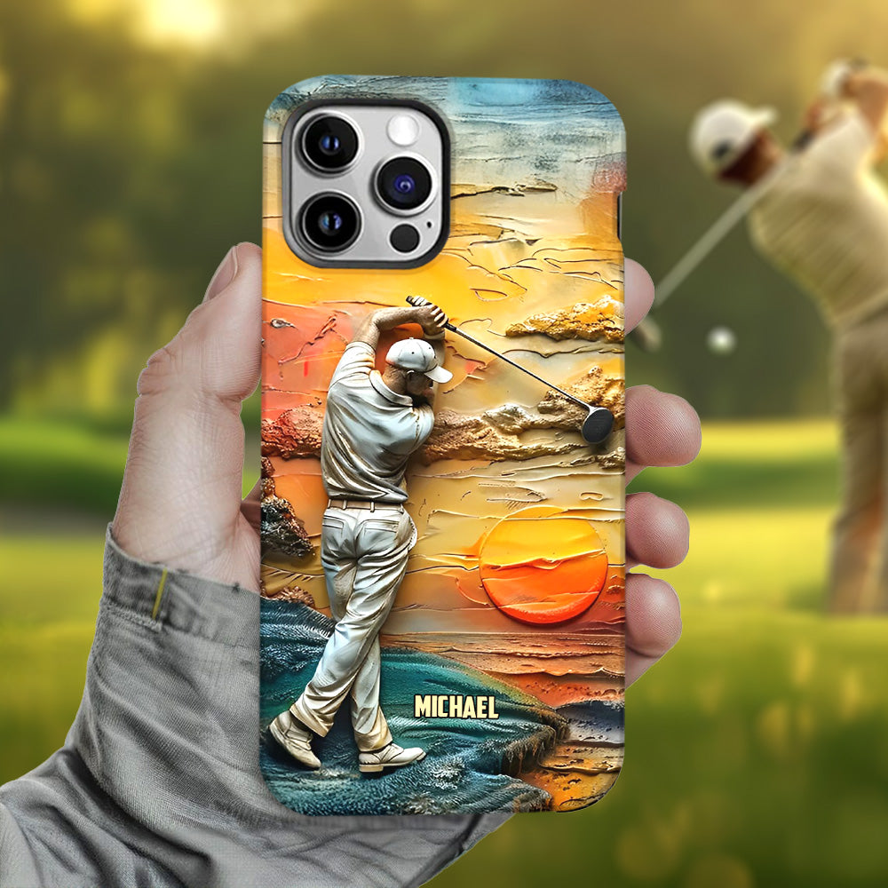 Golf Is My Life - Personalized Golf Full Print Phone Case