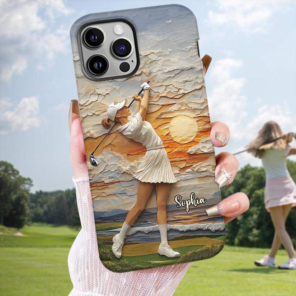 Golf Is My Life - Personalized Golf Full Print Phone Case
