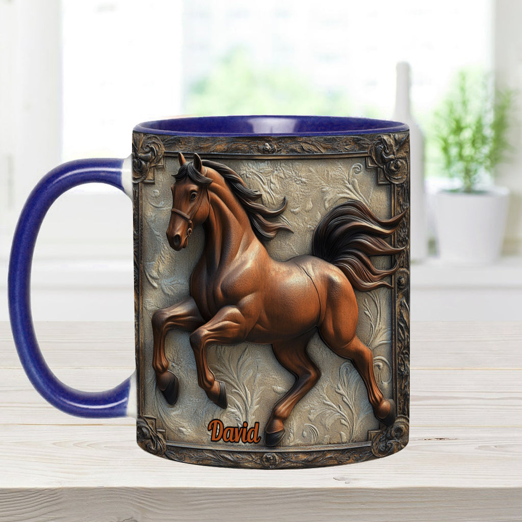 Cool Horse - Personalized Horse Accent Mug