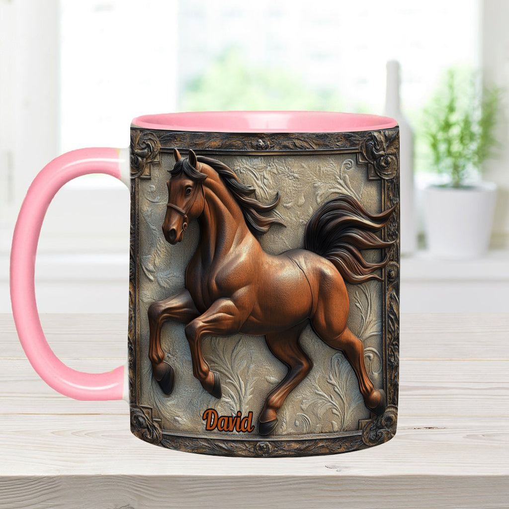 Cool Horse - Personalized Horse Accent Mug