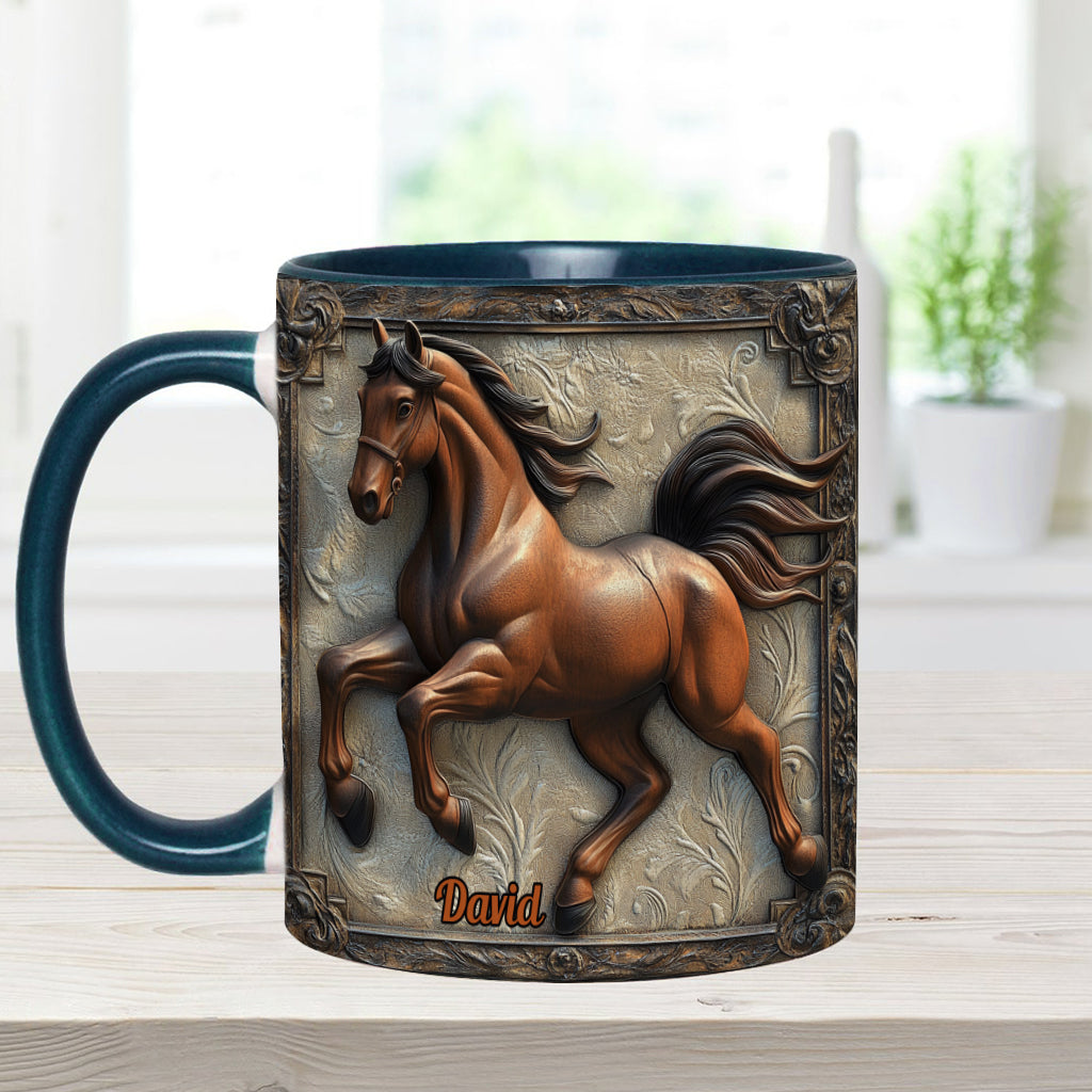 Cool Horse - Personalized Horse Accent Mug