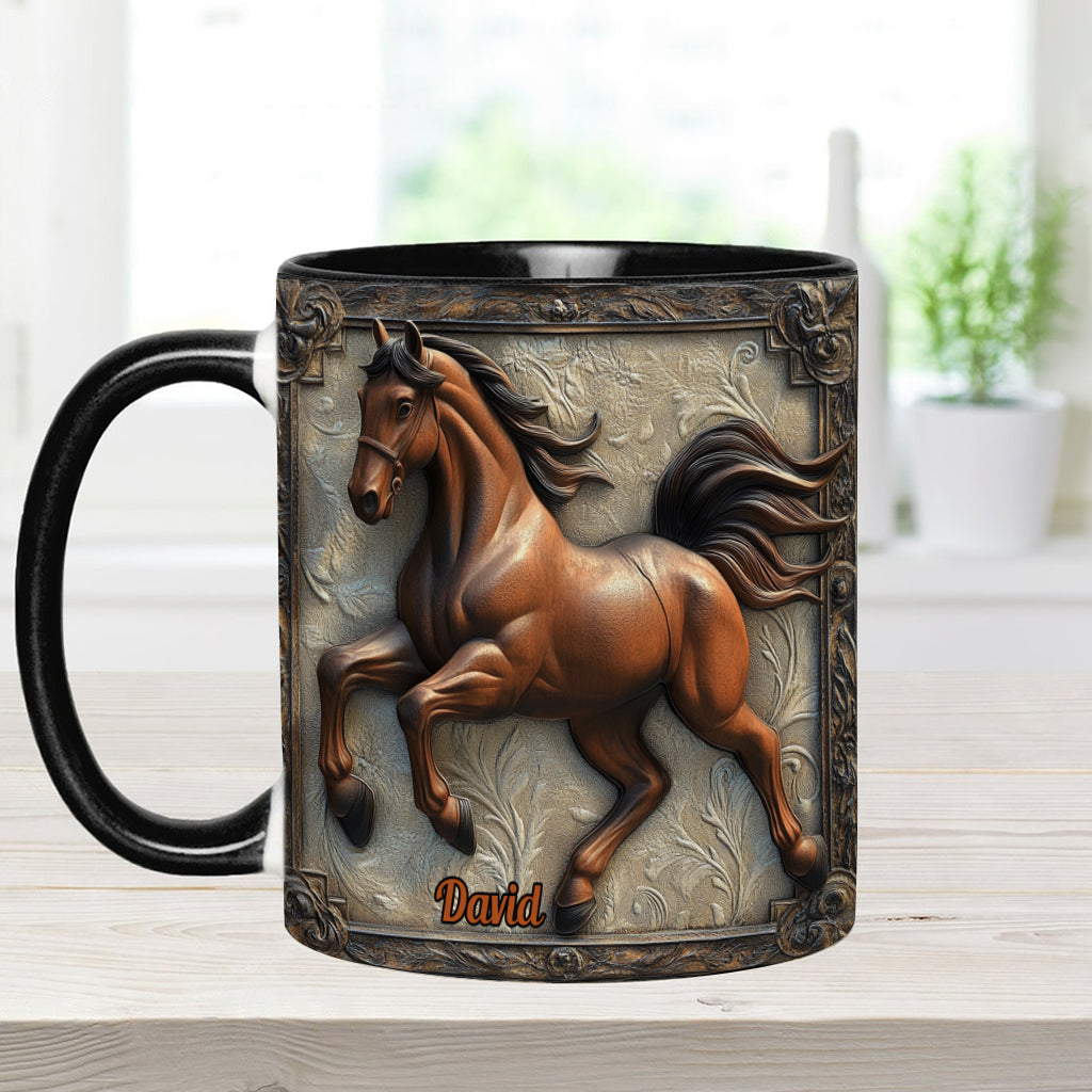 Cool Horse - Personalized Horse Accent Mug