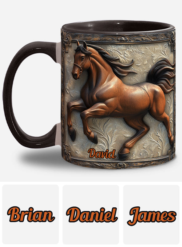 Cool Horse - Personalized Horse Accent Mug