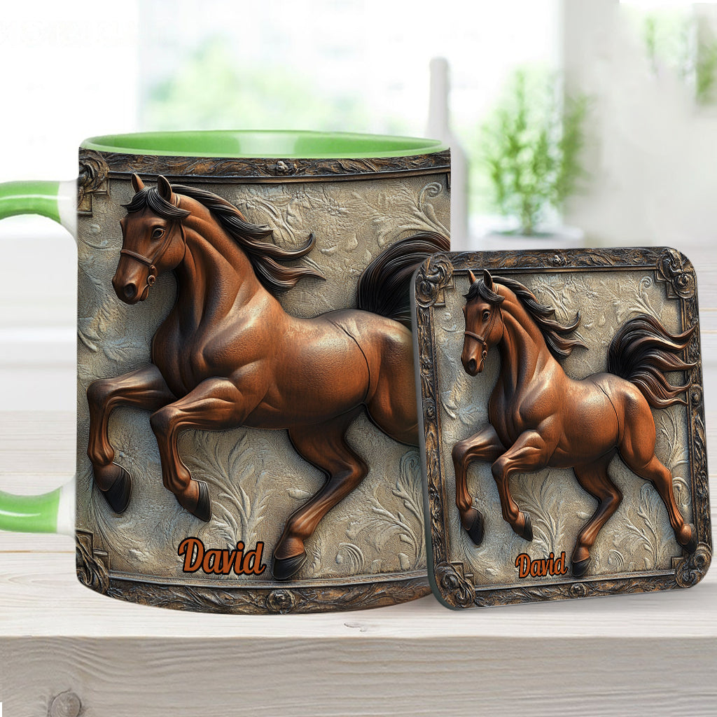 Cool Horse - Personalized Horse Accent Mug