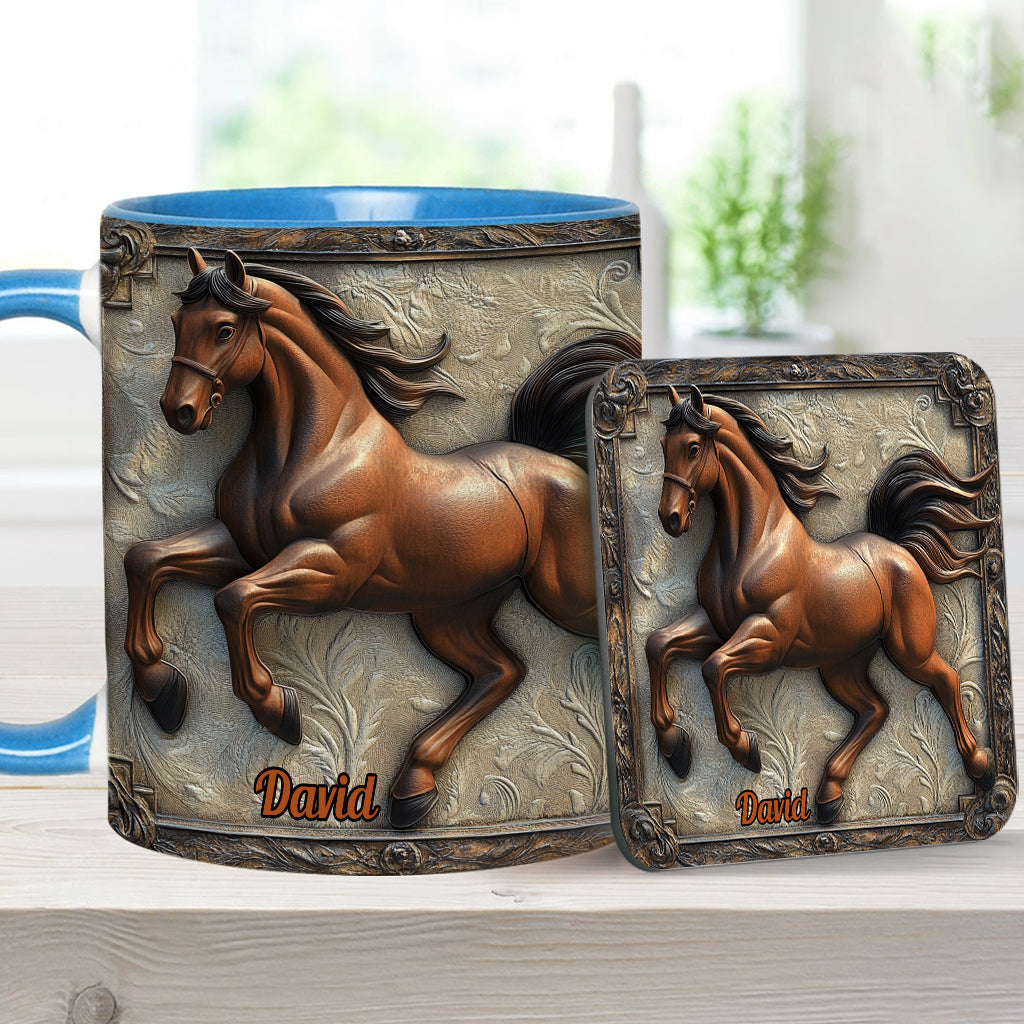 Cool Horse - Personalized Horse Accent Mug