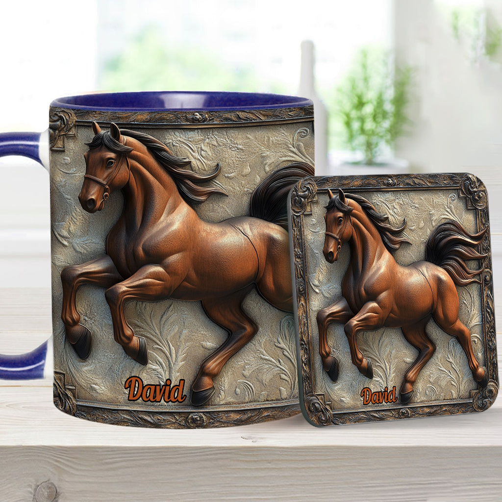 Cool Horse - Personalized Horse Accent Mug