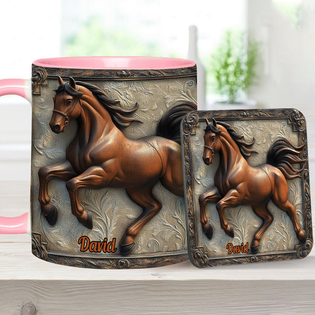 Cool Horse - Personalized Horse Accent Mug