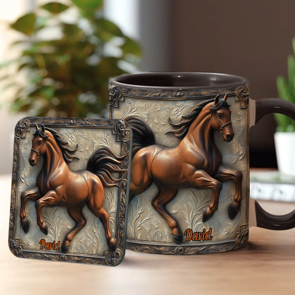 Cool Horse - Personalized Horse Accent Mug